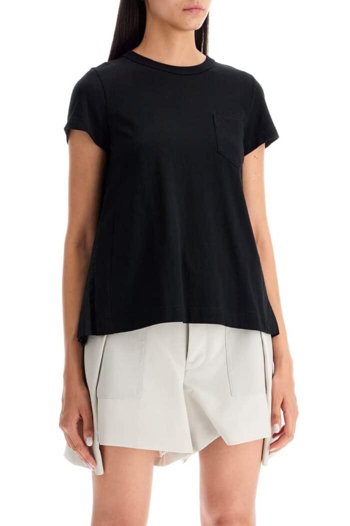 SACAI Pleated Back T-shirt