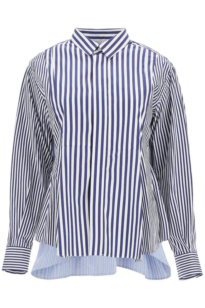 SACAI Poplin Sticked Shirt With