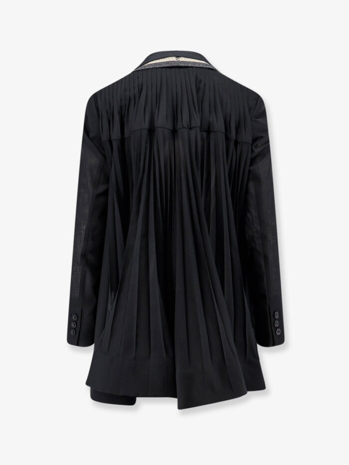 SACAI Silk And Organza Blazer