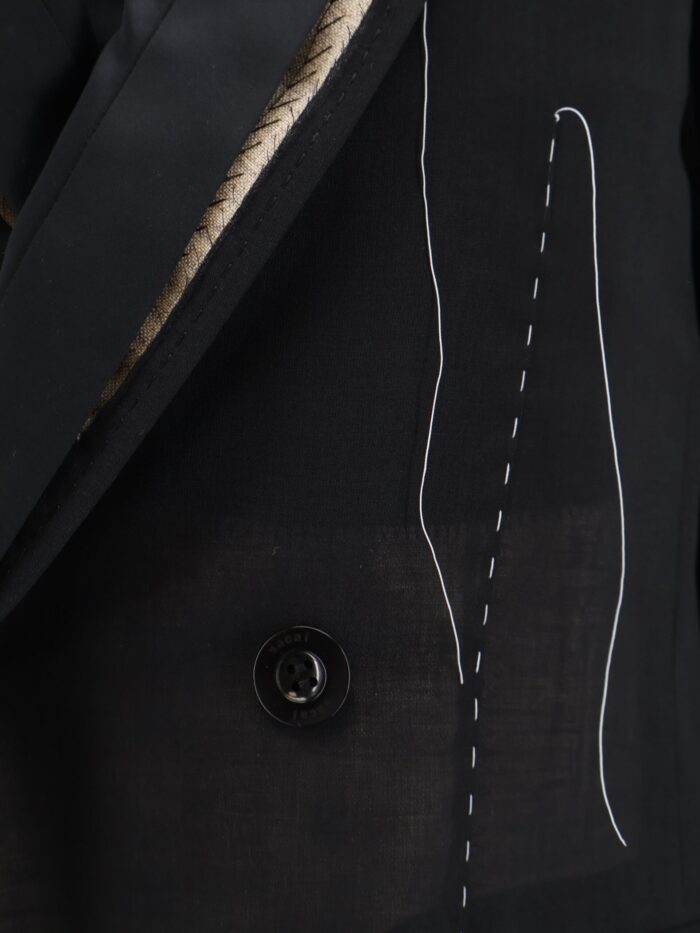 SACAI Silk And Organza Blazer