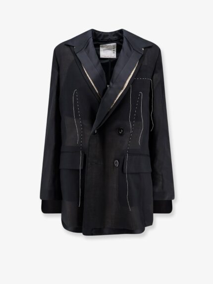 SACAI Silk And Organza Blazer