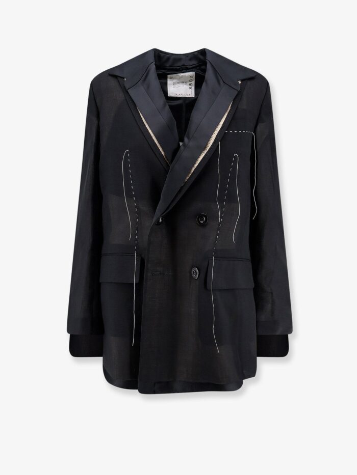 SACAI Silk And Organza Blazer