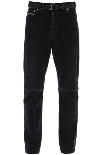 SACAI Slim Jeans With Belt