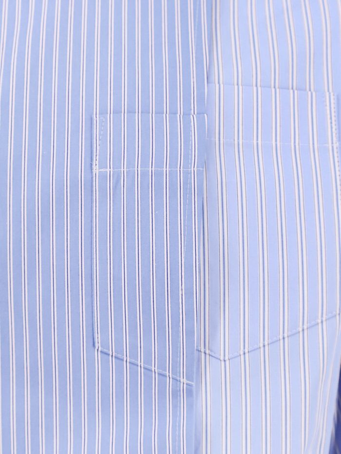 SACAI Striped Cotton Popeline Shirt