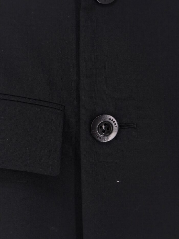 SACAI Wool Blend Blazer Dress