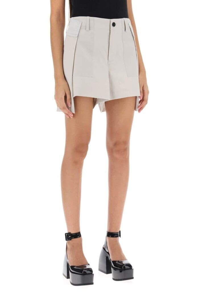 Sacai Wool Blend Shorts