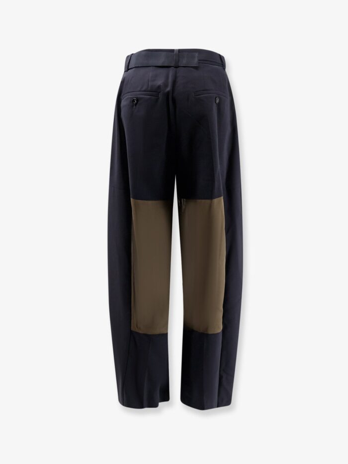 SACAI Wool Blend Trousers With Nylon Inserts