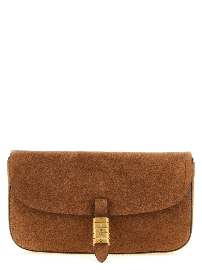 pinko 'saddle flat' medium shoulder bag Pinko 'Saddle Flat' Medium Shoulder Bag