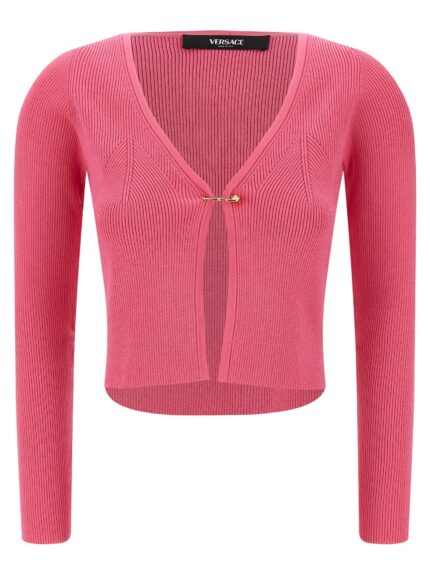 Versace 'Safety Pin' Cardigan