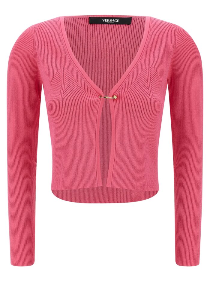 versace 'safety pin' cardigan Versace 'Safety Pin' Cardigan