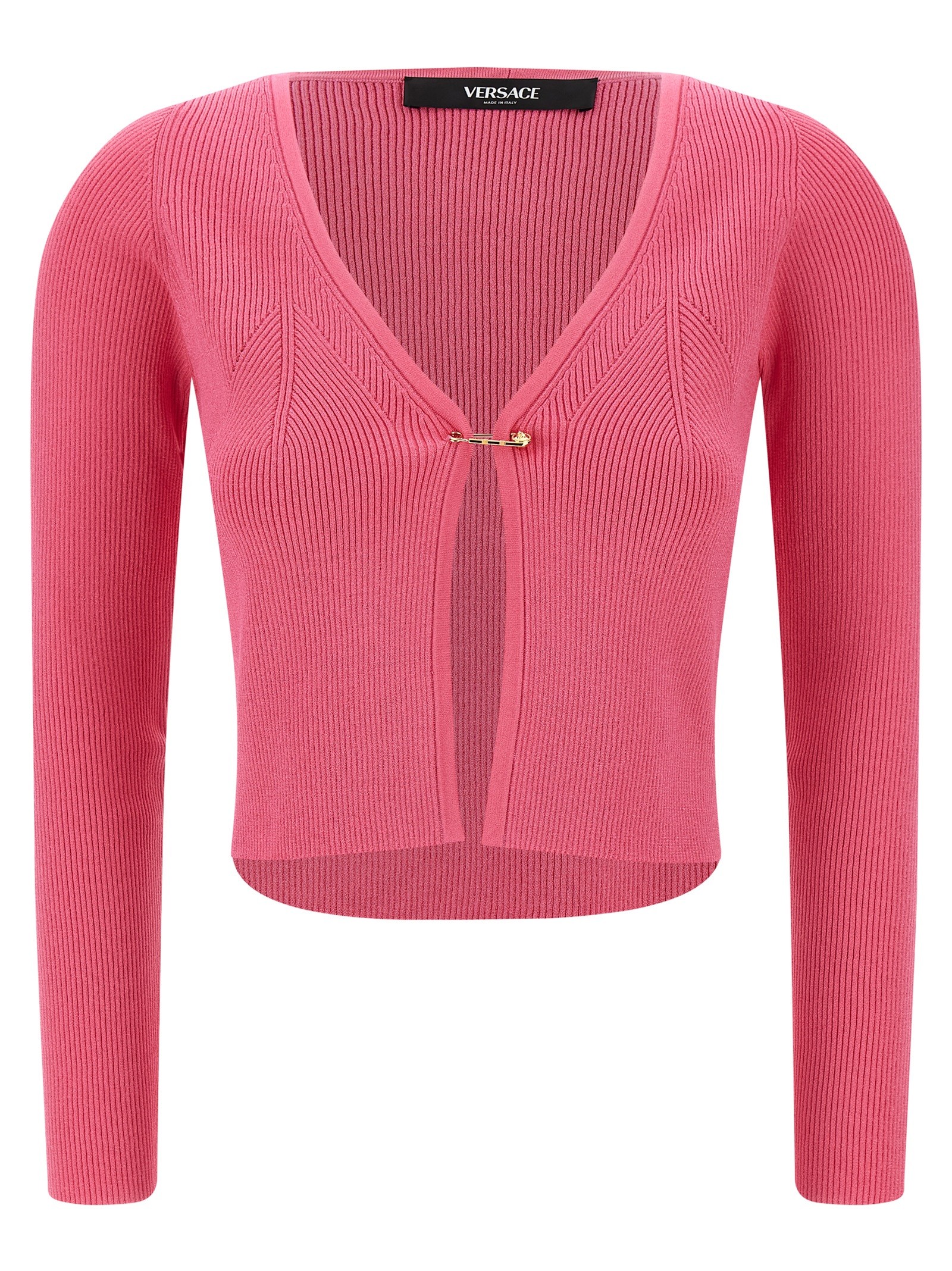 Versace 'Safety Pin' Cardigan