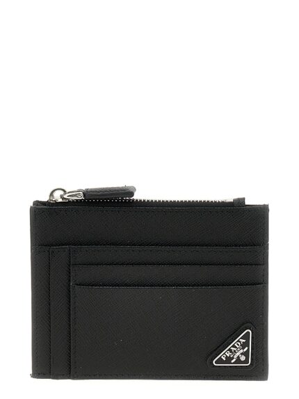 PRADA Saffiano Logo Card Holder