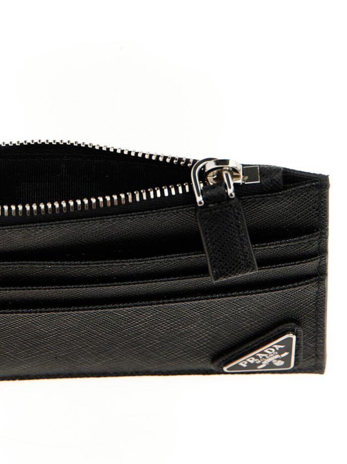 PRADA Saffiano Logo Card Holder