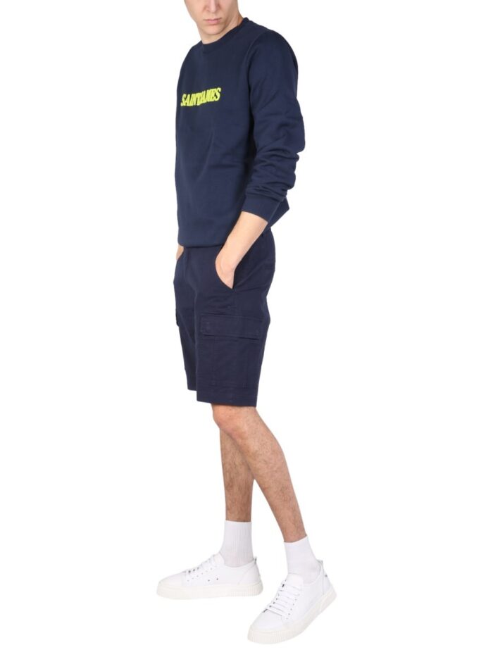 SAINT JAMES SWEATSHIRT WITH LOGO PRINT