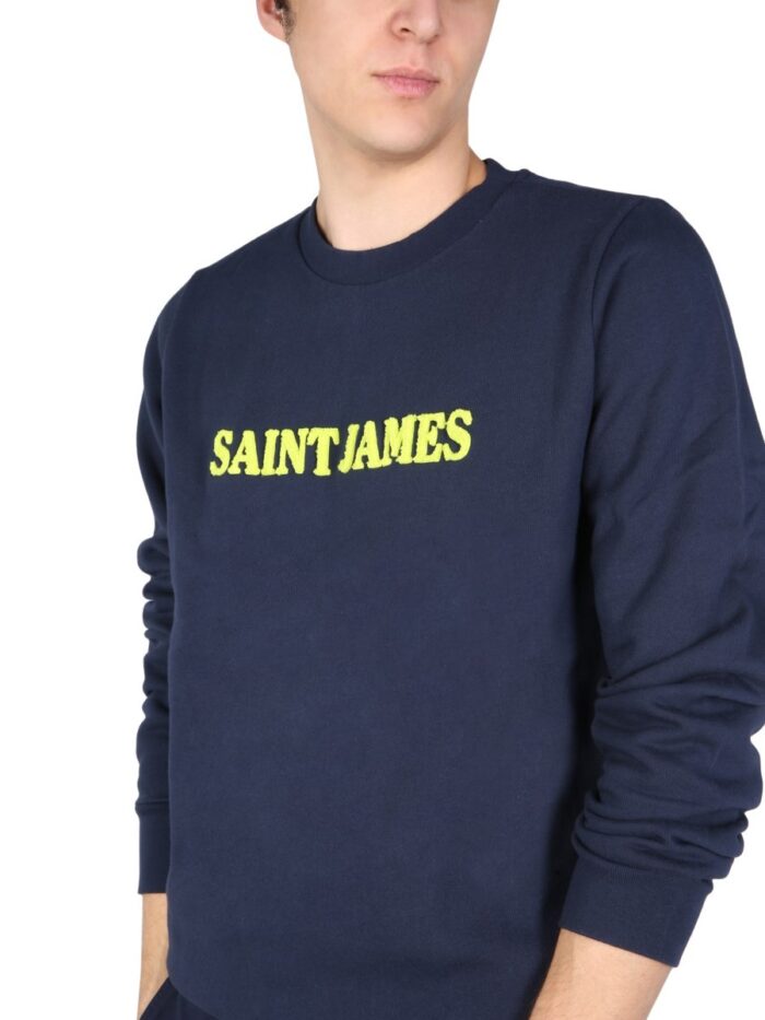 SAINT JAMES SWEATSHIRT WITH LOGO PRINT