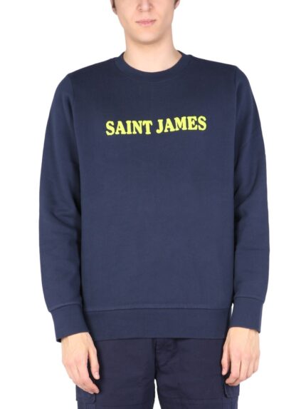 SAINT JAMES SWEATSHIRT WITH LOGO PRINT