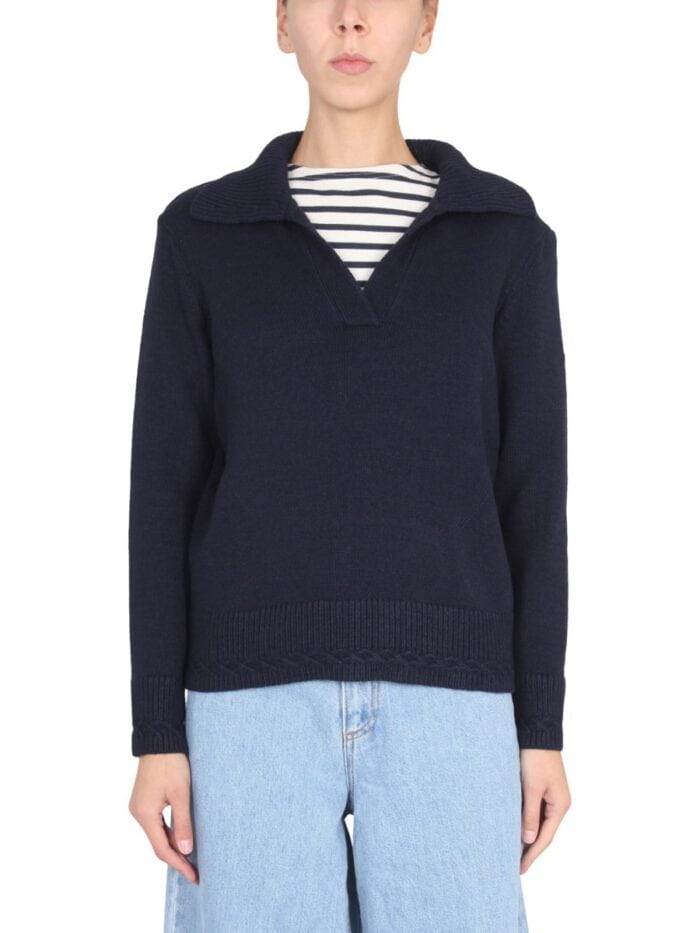 SAINT JAMES V-NECK SWEATER