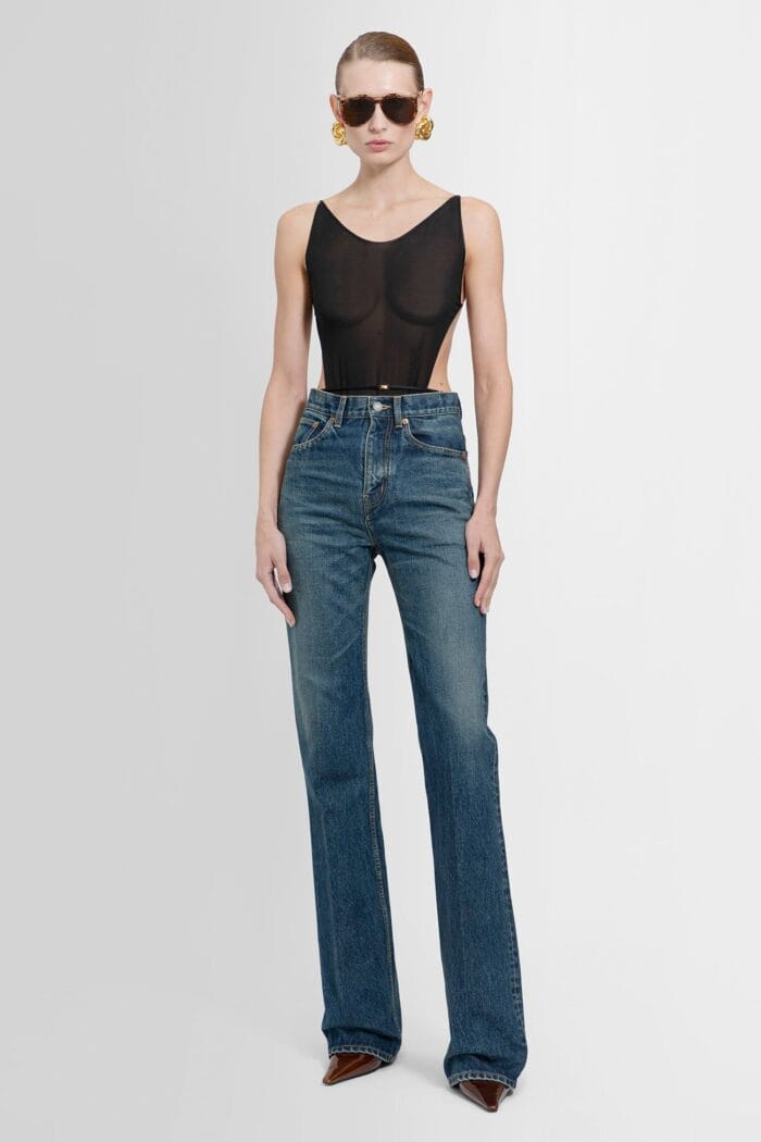 SAINT LAURENT 5 Pocket Bootcut Jeans