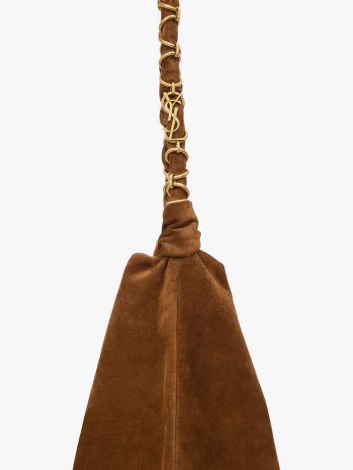 Saint Laurent Amalia Suede Shoulder Bag