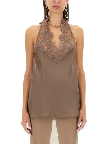 Saint Laurent AMERICAN NECKLINE TOP