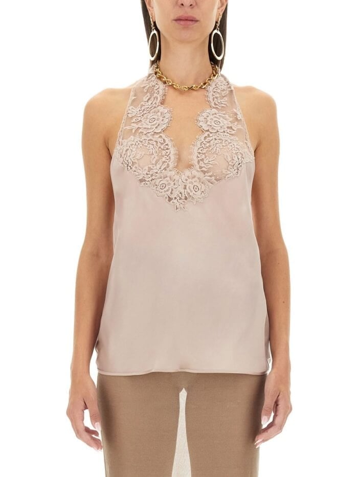 Saint Laurent AMERICAN NECKLINE TOP