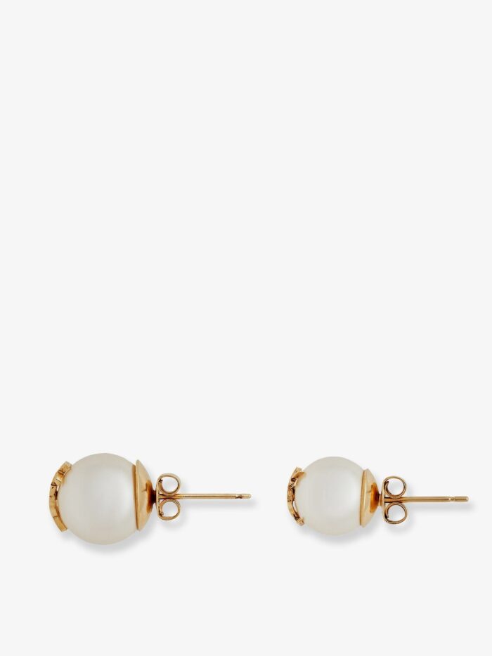 Saint Laurent Asymmetrical Earrings With Cassandre Detail