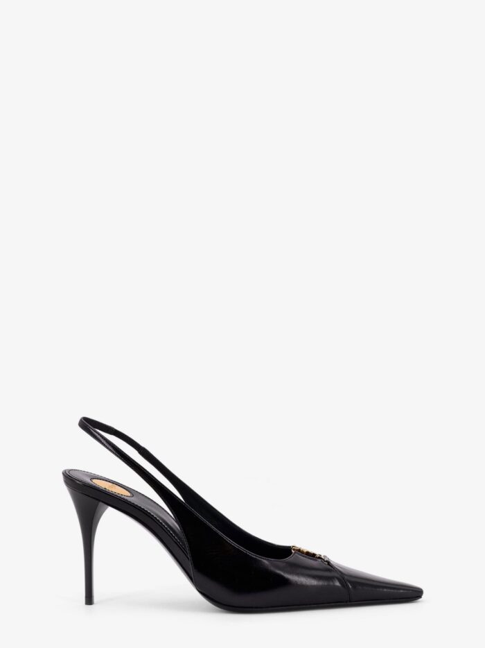 Saint Laurent Babylone 80 Leather Slingback Décolleté