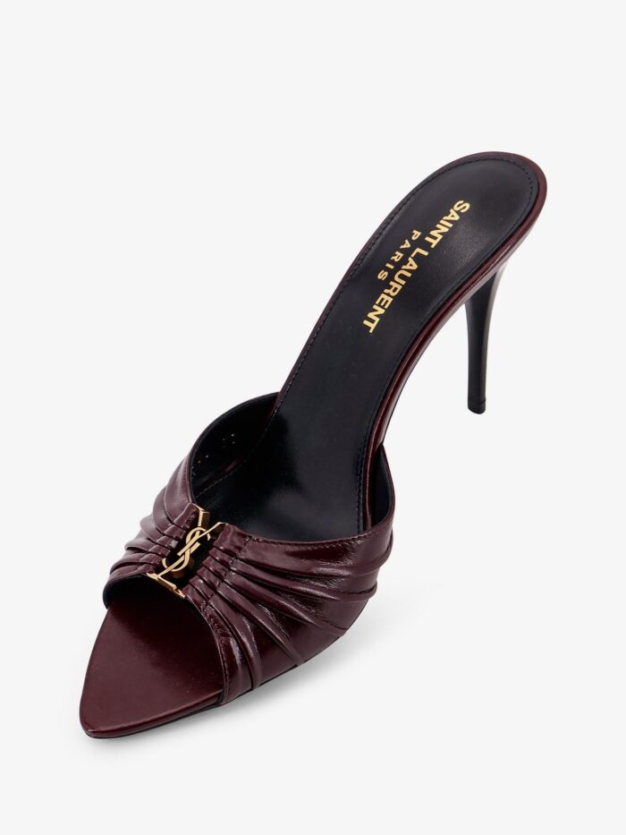 Saint Laurent Babylone 90 Leather Sandals