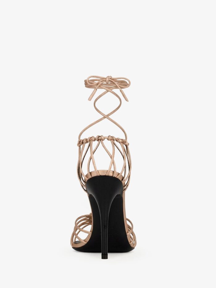 Saint Laurent Babylone 90 Leather Sandals