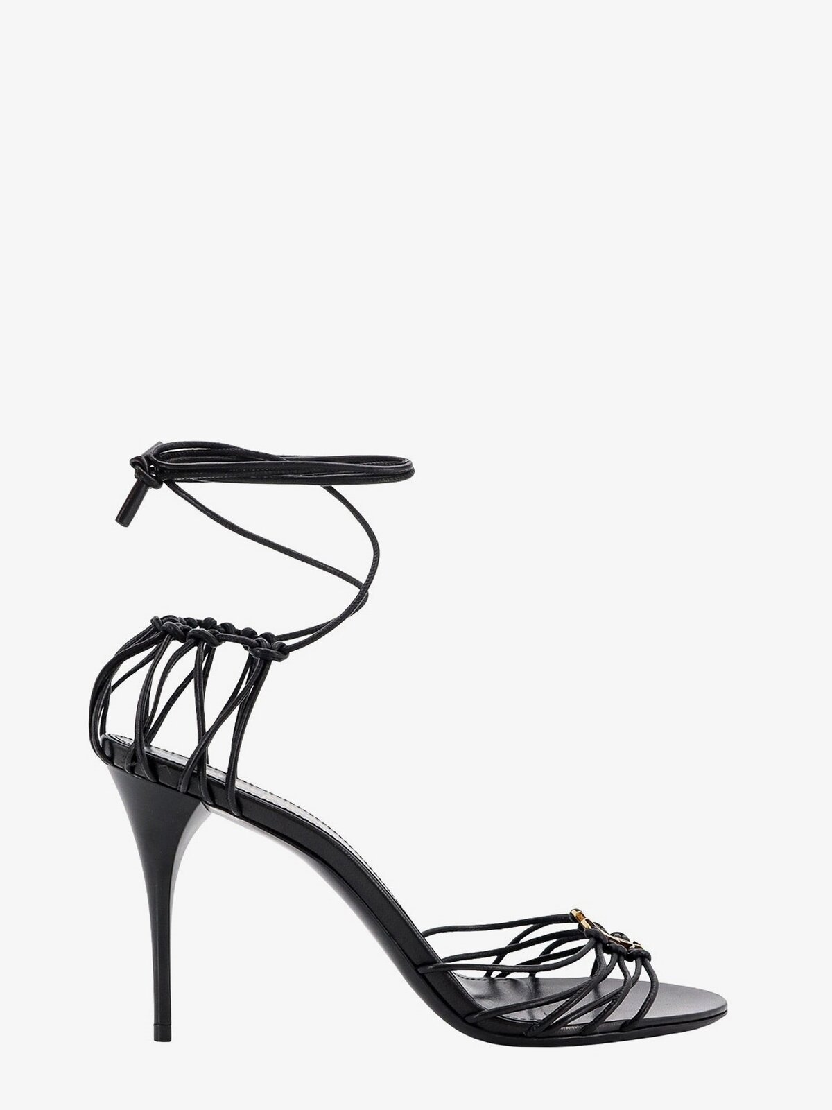 Saint Laurent Babylone 90 Leather Sandals