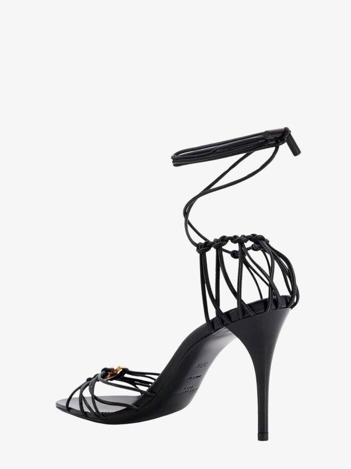 Saint Laurent Babylone 90 Leather Sandals