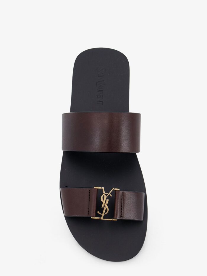 Saint Laurent Babylone Leather Sandals
