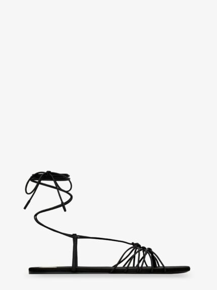 Saint Laurent Babylone Leather Sandals