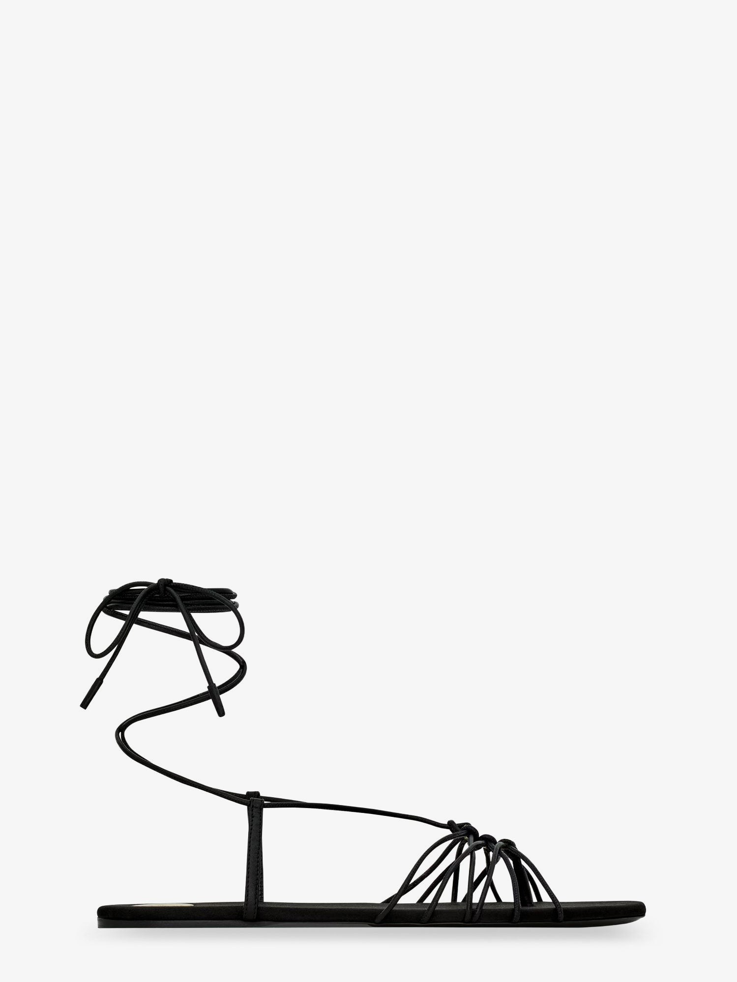 Saint Laurent Babylone Leather Sandals