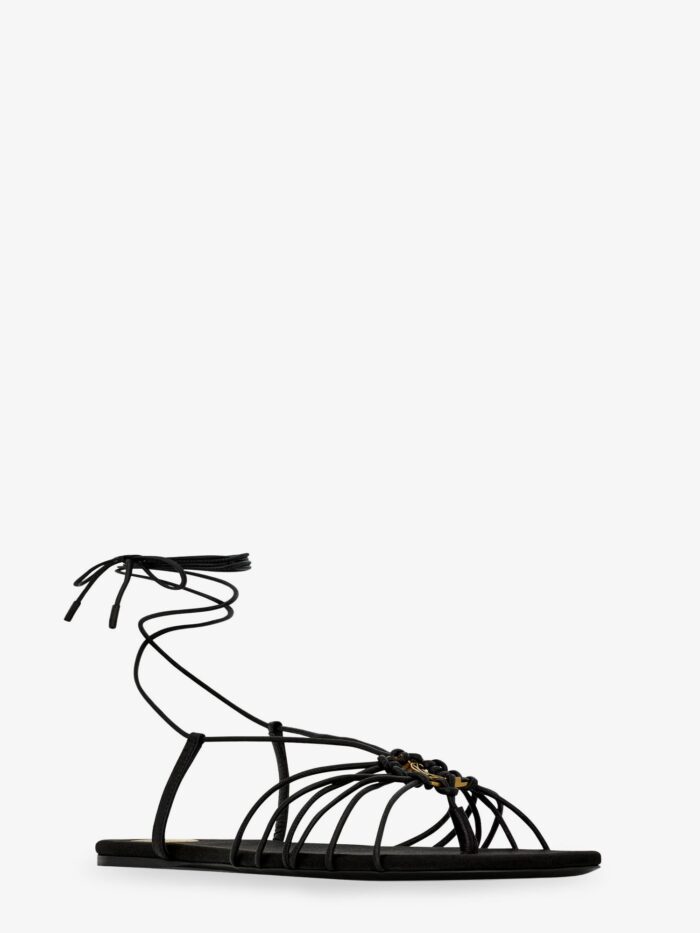 Saint Laurent Babylone Leather Sandals