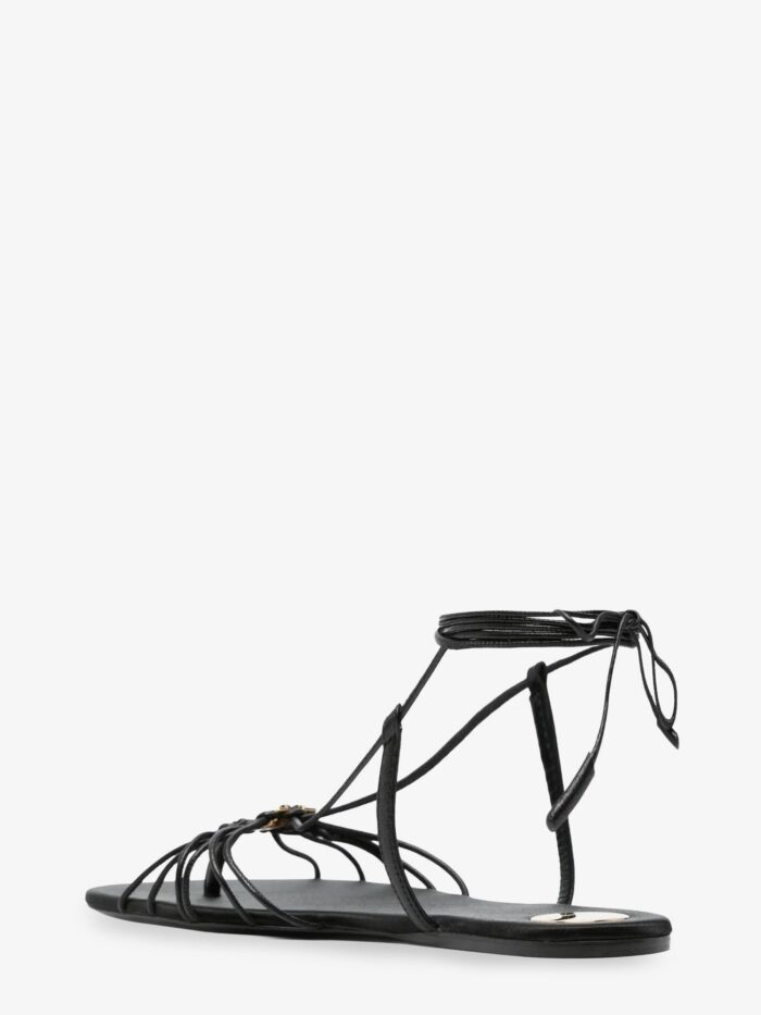 Saint Laurent Babylone Leather Sandals