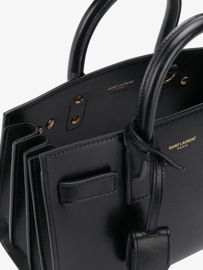 Saint Laurent Borsa A Tracolla Sac De Jour Nano In Pelle