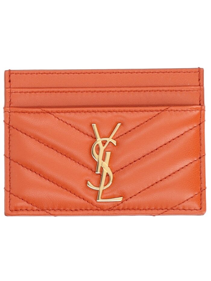 Saint Laurent CARD HOLDER "CASSANDRAS"