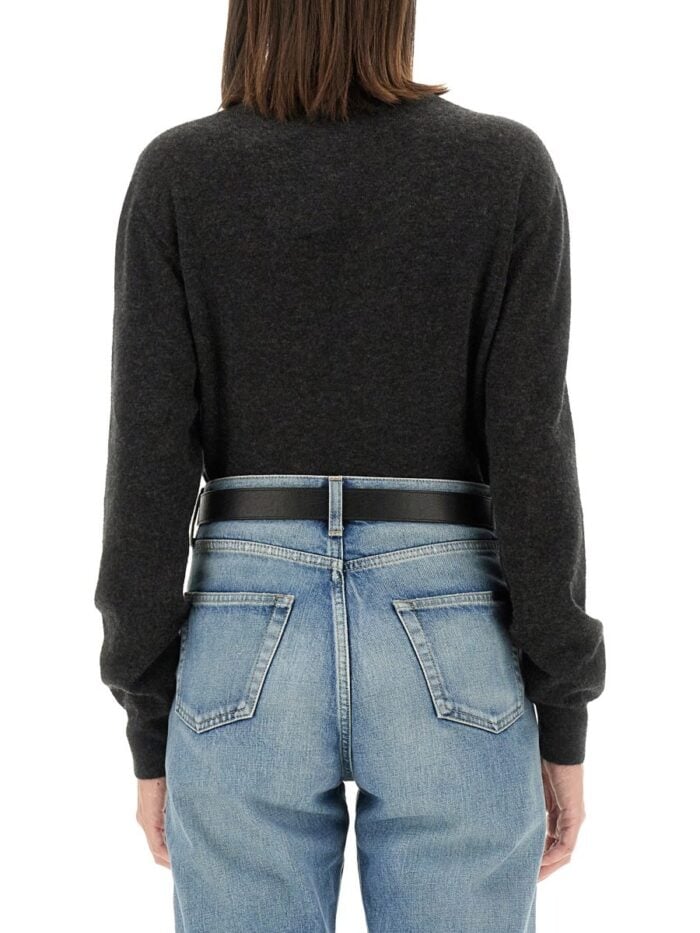 Saint Laurent CASHMERE AND SILK SWEATER
