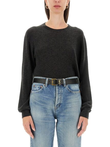 Saint Laurent CASHMERE AND SILK SWEATER