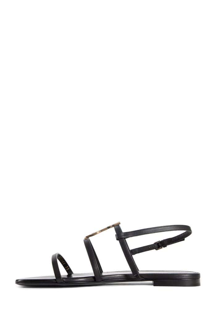 SAINT LAURENT Cassandra Flat Sandals