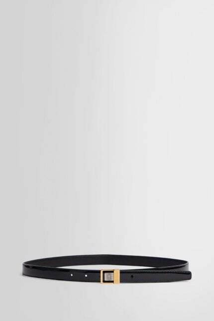 SAINT LAURENT Cassandre Belt In Patent Leather