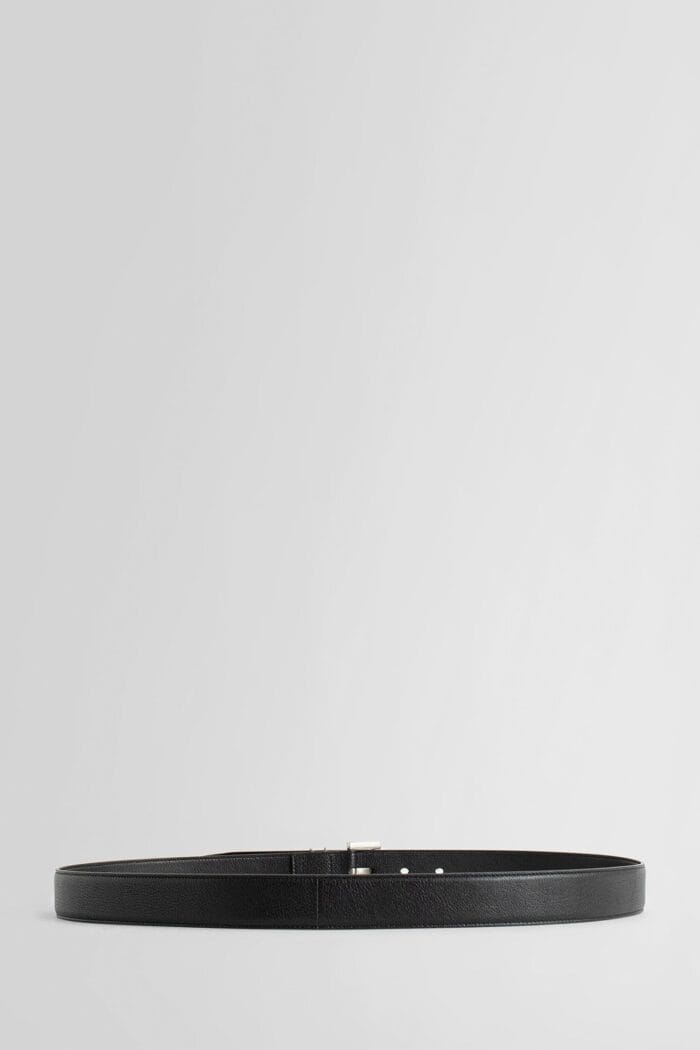 SAINT LAURENT Cassandre Belt In Smooth Leather