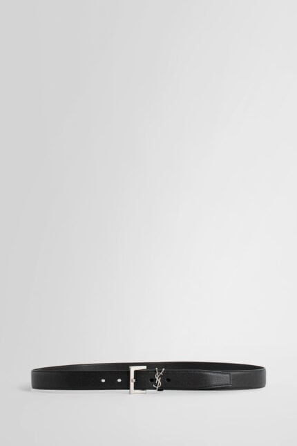 SAINT LAURENT Cassandre Belt In Smooth Leather