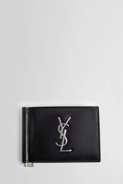 SAINT LAURENT Cassandre Card Case In Smooth Leather