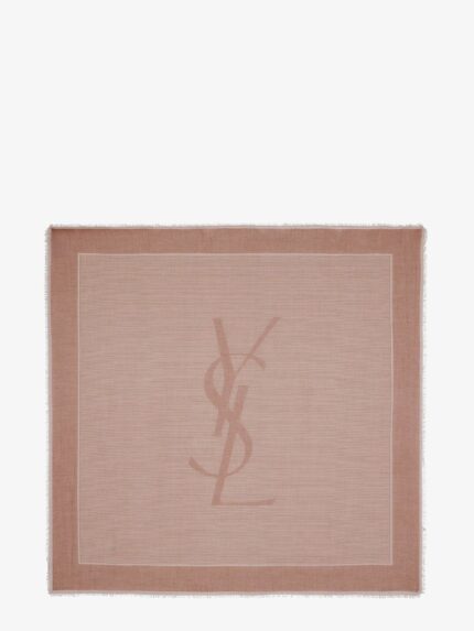 Saint Laurent Cassandre Cashmere And Silk Foulard