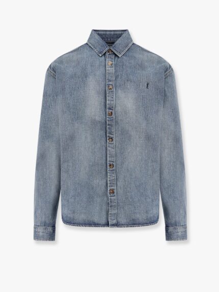 Saint Laurent Cassandre Denim Shirt
