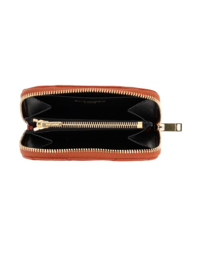 Saint Laurent CASSANDRE LEATHER COIN PURSE