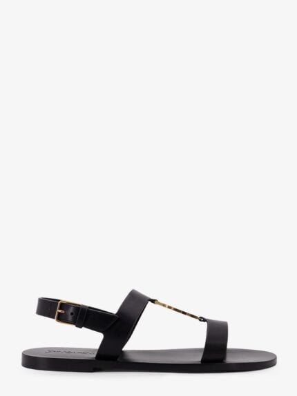 Saint Laurent Cassandre Leather Sandals