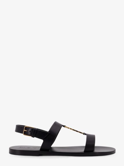 Saint Laurent Cassandre Leather Sandals